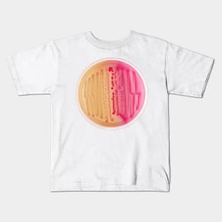 Bacterial Culture in Petri Dish Kids T-Shirt